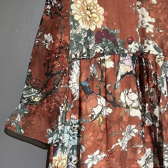 Anthropologie Hemant & Nandita Zeri Peasant Midi Dress - Picture 8 of 15